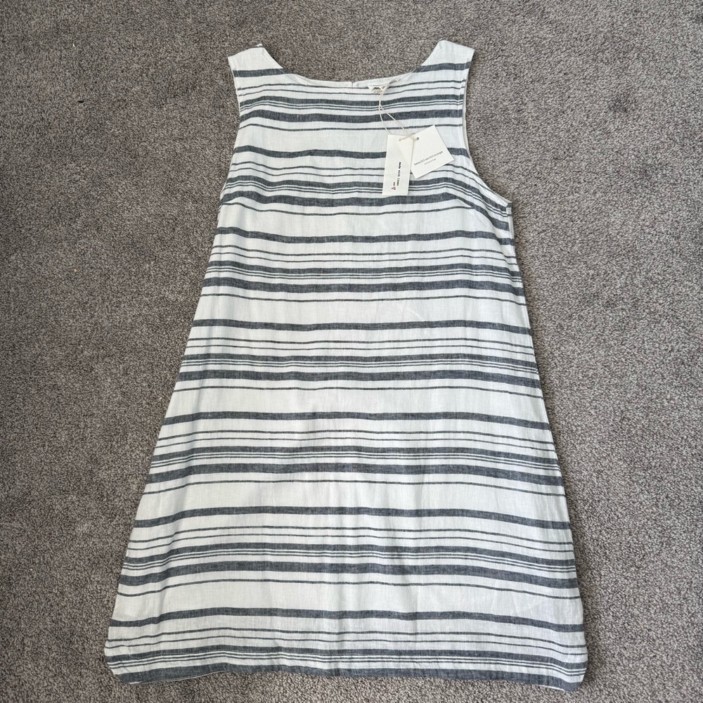beachlunchlounge Dress Linen and Cotton Blend